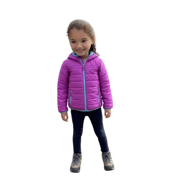 L.L. Bean lightweight Puffer hooded jacket size 10-12 - Picture 1 of 10